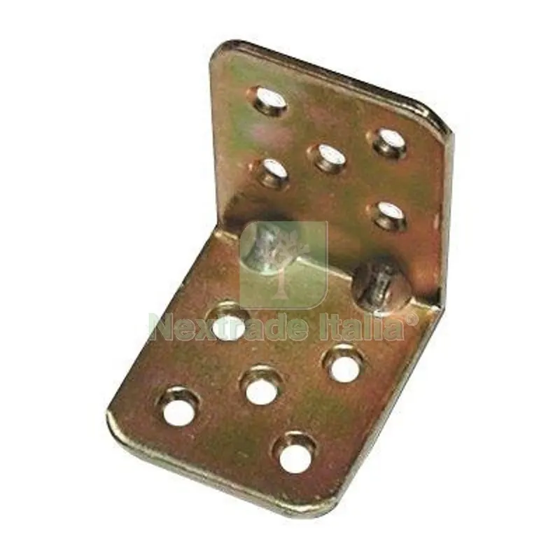 50PZ Giunzione Gazebo Pesante Angolare 790 Zincata Gialla S.MM 2,5 MM 45X45X40 — Gazebo e strutture giardino — rif. FERX.VIR4384743