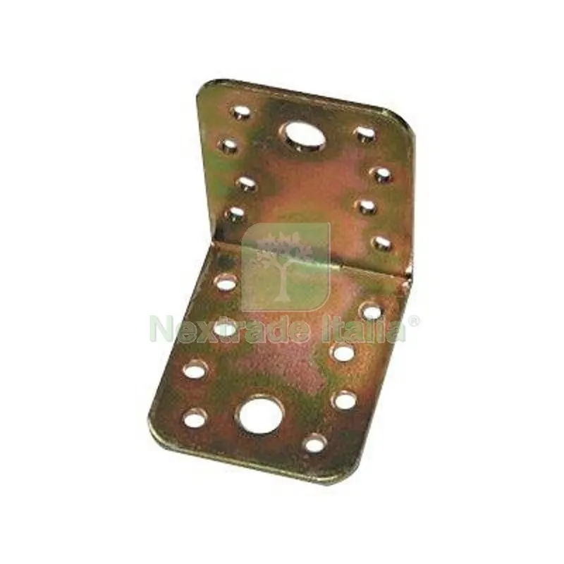 50PZ Giunzione Gazebo Pesante Angolare 846 Zincata Gialla S.MM 2,5 MM 65X65X45 — Gazebo e strutture giardino — rif. FERX.VIR4384749