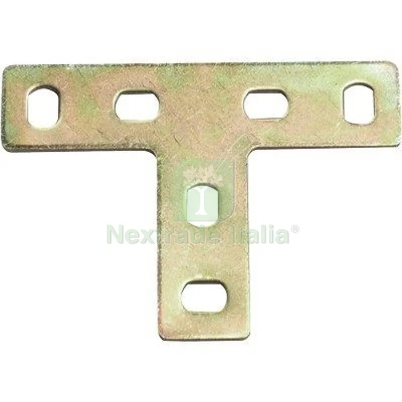 100PZ Giunzione Gazebo T 894 Zincata Gialla S.MM 2,0 MM 70X50 — Gazebo e strutture giardino — rif. FERX.VIR4384785