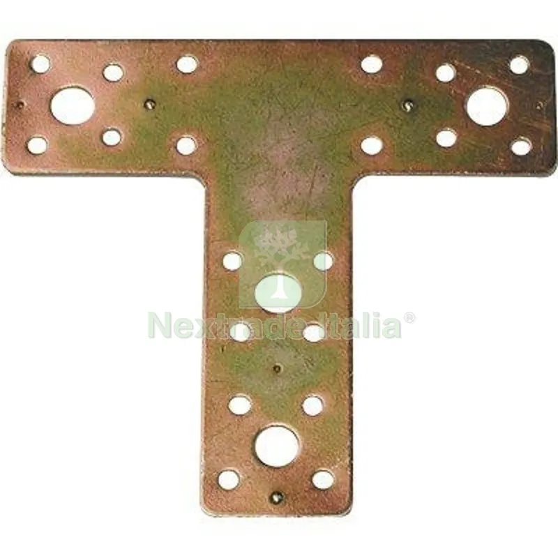 15PZ Giunzione Gazebo T 854 Zincata Gialla S.MM 2,5 MM 150X135 MM 150x35 — Gazebo e strutture giardino — rif. FERX.VIR4384786 15PZ Giunzione Gazebo T 854 Zincata Gialla S.MM 2,5 MM 150X135 MM 150x35 — Gazebo e strutture giardino — rif. FERX.VIR4384786
