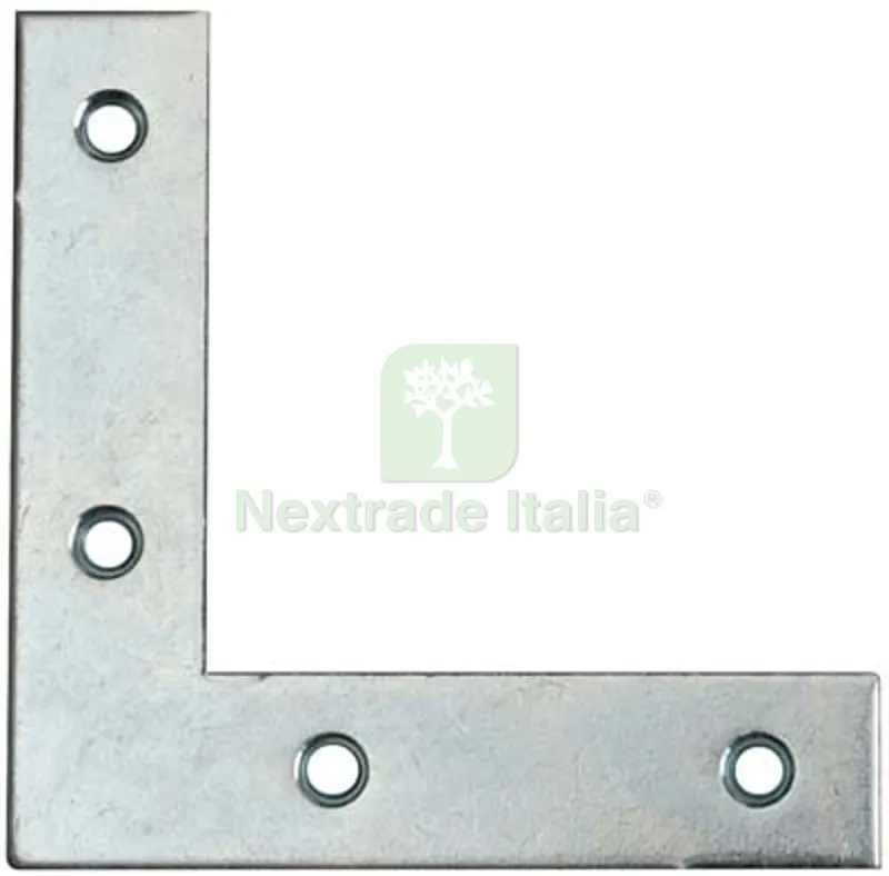 SQUADRETTA PESANTE ZINCATA S.MM 2 CM 10X10X1,8 CF=PZ 50 — Cerniere e cardini — rif. FERX.VIR4385210 SQUADRETTA PESANTE ZINCATA S.MM 2 CM 10X10X1,8 CF=PZ 50 — Cerniere e cardini — rif. FERX.VIR4385210