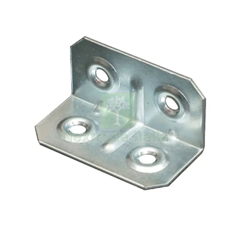 Giunzione 4 Fori Angolare Zincata S.MM 1,0 CF=PZ 100 CM 2X4 MM 20x40 — Chiodi e graffe — rif. FERX.VIR4385304 Giunzione 4 Fori Angolare Zincata S.MM 1,0 CF=PZ 100 CM 2X4 MM 20x40 — Chiodi e graffe — rif. FERX.VIR4385304