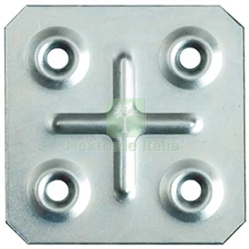 Giunzione 4 Fori Dritta 8/117 Zincata S.MM 1,0 CF=PZ 100 CM 4,5X4,5 MM 45x45 — Chiodi e graffe — rif. FERX.VIR4385332 Giunzione 4 Fori Dritta 8/117 Zincata S.MM 1,0 CF=PZ 100 CM 4,5X4,5 MM 45x45 — Chiodi e graffe — rif. FERX.VIR4385332