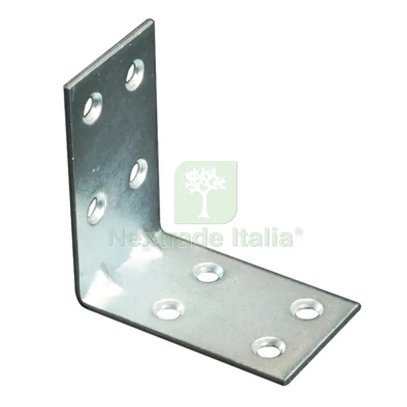 Giunzione 8 Fori Angolare Zincata S.MM 2,0 CF=PZ 50 CM 4X4X3 MM 40x30 — Chiodi e graffe — rif. FERX.VIR4385344 Giunzione 8 Fori Angolare Zincata S.MM 2,0 CF=PZ 50 CM 4X4X3 MM 40x30 — Chiodi e graffe — rif. FERX.VIR4385344