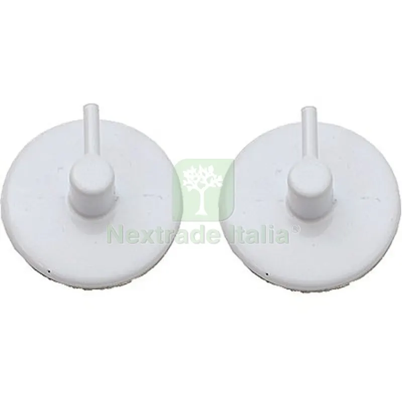 12CF Gancio Bris Tondo Metallo Pronty MM 25 Bianco CF=PZ 2 Colore Bianco — Casalinghi e organizzazione — rif. FERX.VIR4387321