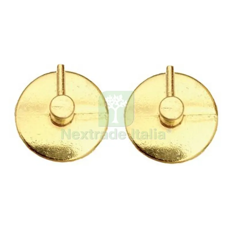 12CF Gancio Bris Tondo Metallo Pronty MM 25 Oro CF=PZ 2 Colore Oro — Casalinghi e organizzazione — rif. FERX.VIR4387322 12CF Gancio Bris Tondo Metallo Pronty MM 25 Oro CF=PZ 2 Colore Oro — Casalinghi e organizzazione — rif. FERX.VIR4387322