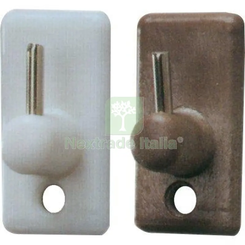 Gancio Bris Base Plastica Rampino Metallo MM 18X32 Bianco CF=PZ 100 Colore Bianco — Casalinghi e organizzazione — rif. FERX.VIR4387350