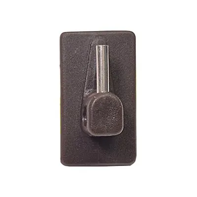 Gancio Bris Base Plastica Rampino Metallo MM 18X32 Marrone CF=PZ 100 Colore Marrone — Casalinghi e organizzazione — rif. FERX.VIR4387351