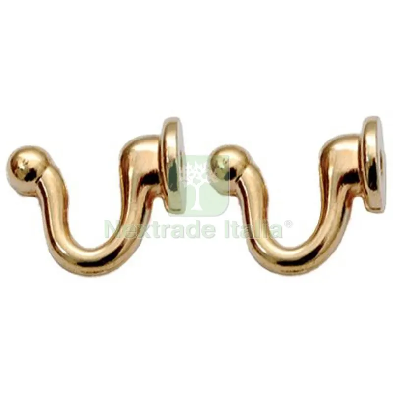 6CF Gancio x Tenda Bold Zama Ottone Lucido CF=PZ 2 MM 30 Fin Ottonata — Casalinghi e organizzazione — rif. FERX.VIR4387616 6CF Gancio x Tenda Bold Zama Ottone Lucido CF=PZ 2 MM 30 Fin Ottonata — Casalinghi e organizzazione — rif. FERX.VIR4387616