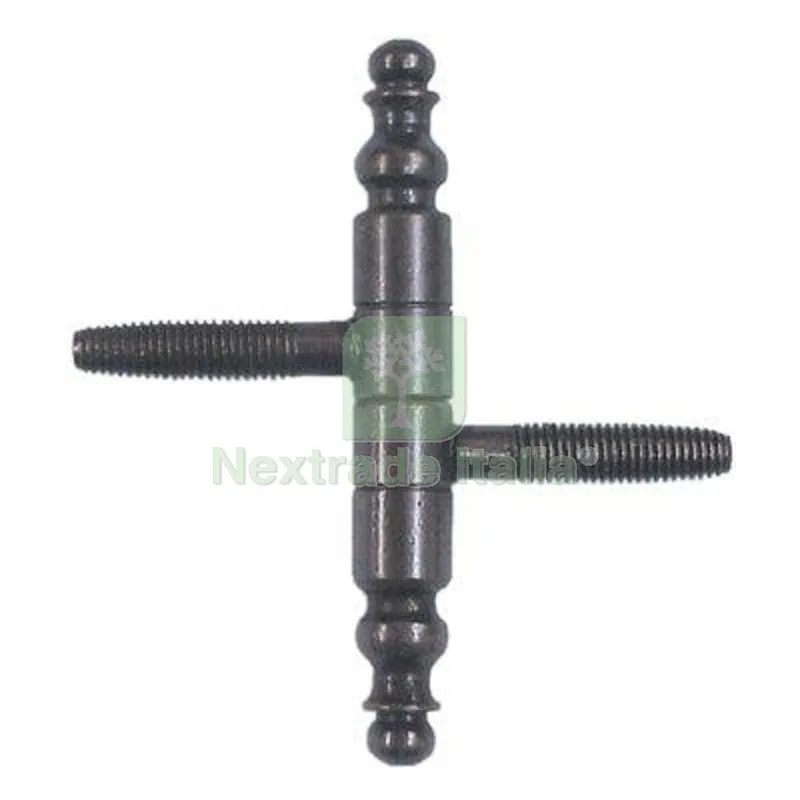 10PZ Cerniera Barocco Tipo Anuba Acciaio Bronzato MM 14 Fin Bronzata — Cerniere e cardini — rif. FERX.VIR4388026