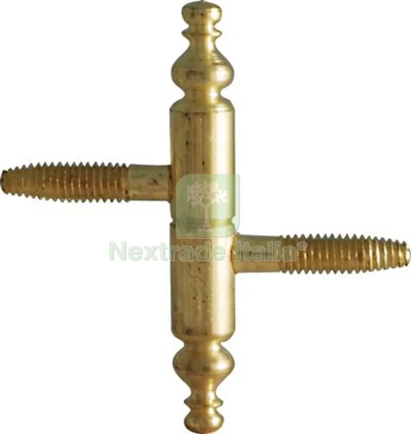 10PZ Cerniera Barocco Tipo Anuba Acciaio Ottonato MM 14 Fin Ottonata — Cerniere e cardini — rif. FERX.VIR4388036 10PZ Cerniera Barocco Tipo Anuba Acciaio Ottonato MM 14 Fin Ottonata — Cerniere e cardini — rif. FERX.VIR4388036