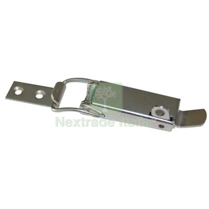 15PZ Chiusura a Leva Portalucchetto Acciaio Grezzo Nichelato + Incontro MM 102X23 — Lucchetti e catene — rif. FERX.VIR4391189 15PZ Chiusura a Leva Portalucchetto Acciaio Grezzo Nichelato + Incontro MM 102X23 — Lucchetti e catene — rif. FERX.VIR4391189