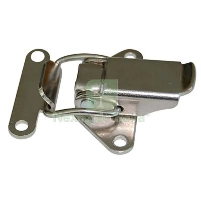 20PZ Chiusura a Leva Acciaio Grezzo Nichelato + Incontro MM 52X33 — Ferramenta per legno e mobili — rif. FERX.VIR4391192 20PZ Chiusura a Leva Acciaio Grezzo Nichelato + Incontro MM 52X33 — Ferramenta per legno e mobili — rif. FERX.VIR4391192