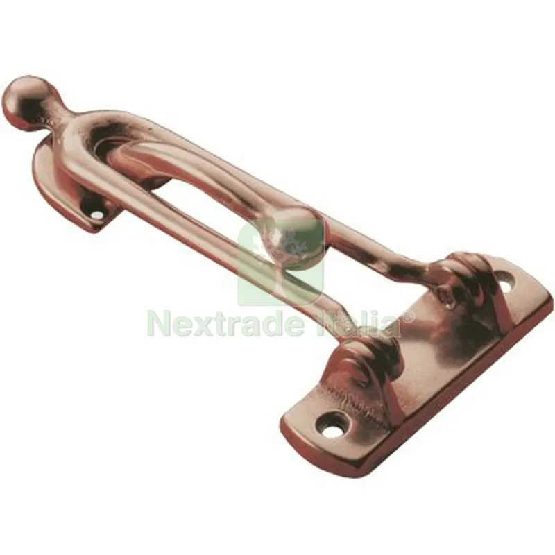 3PZ Fermaporta Sicurezza Asola e Nasello Ottone Bronzato Fin Bronzata — Ferramenta porte e finestre — rif. FERX.VIR4391421 3PZ Fermaporta Sicurezza Asola e Nasello Ottone Bronzato Fin Bronzata — Ferramenta porte e finestre — rif. FERX.VIR4391421