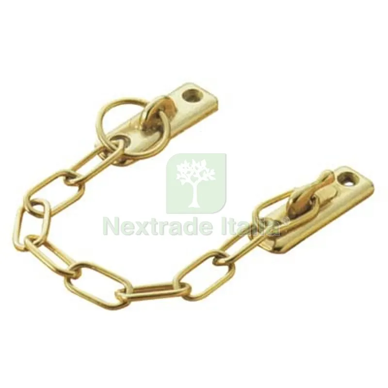 10PZ Catenella Ritieni Imposte Ottone Lucido CM 17 Fin Ottonata — Ferramenta per legno e mobili — rif. FERX.VIR4391440