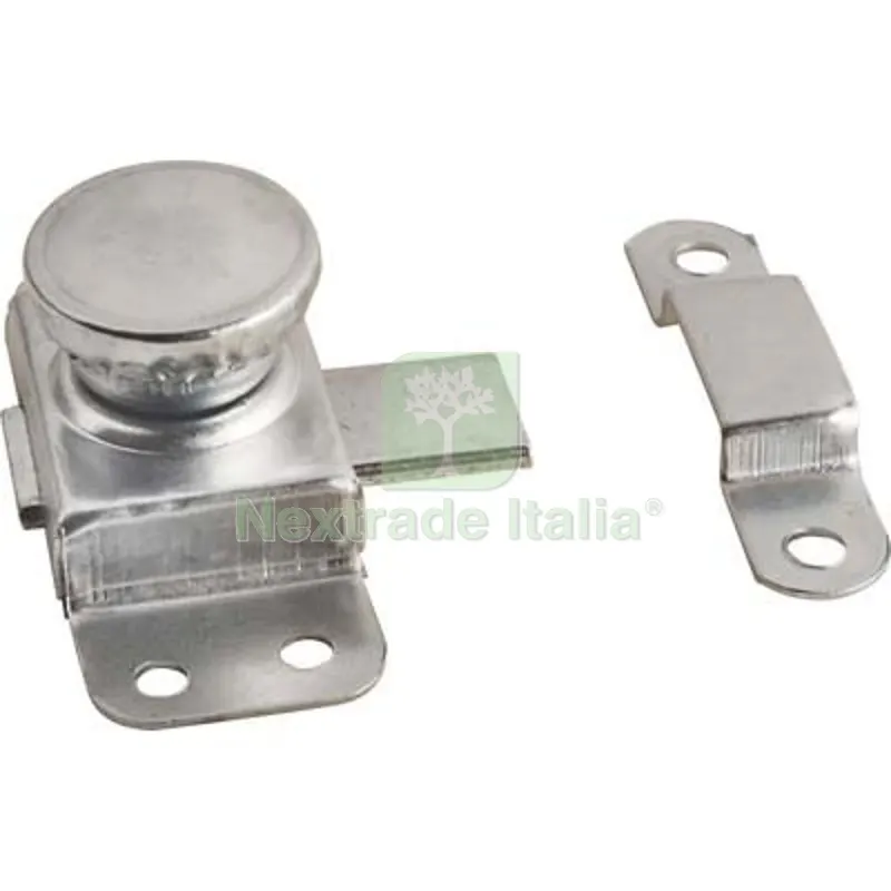12PZ Catenaccio Targette Ferro Zincato MM 25 — Lucchetti e catene — rif. FERX.VIR4391480
