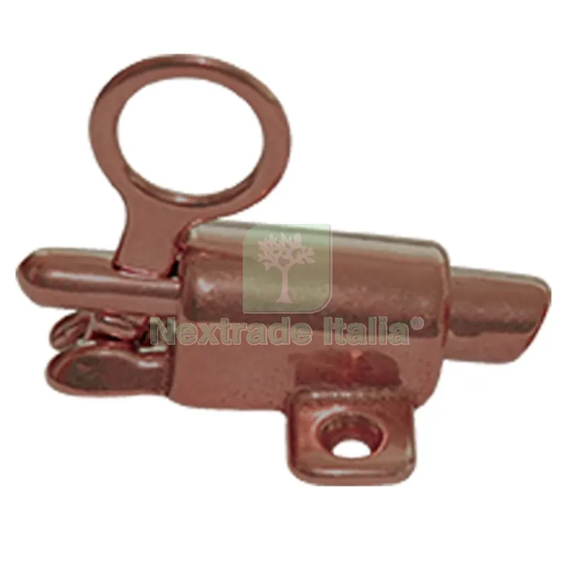 10PZ CRICCHETTO VASISTAS FINESTRA OTTONE BRONZATO MM 60X45 H.MM 45 Fin Bronzata — Cinghie e tiranti a cricchetto — rif. FERX.VIR4391488