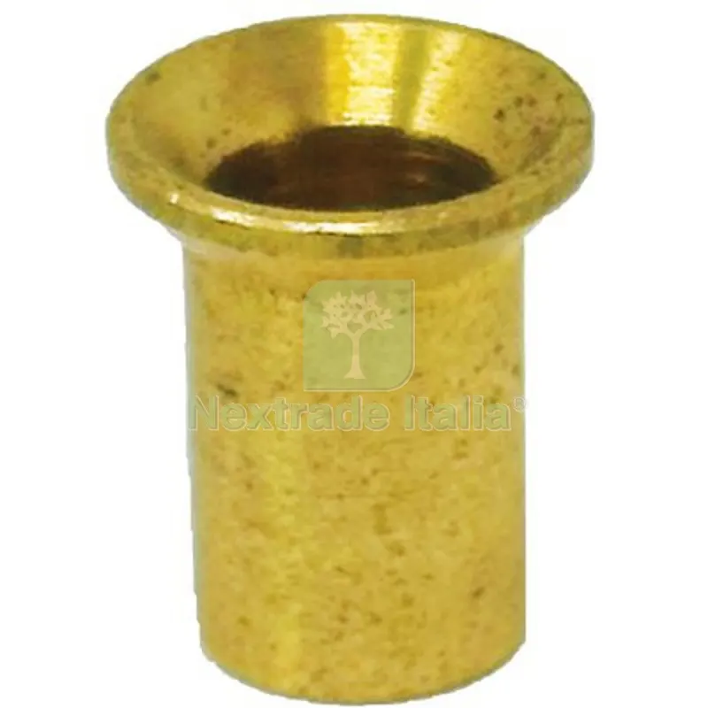 10PZ Pozzetto x Asta Cremonese Ottone Lucido MM 6 — Maniglie e pomelli — rif. FERX.VIR4391510