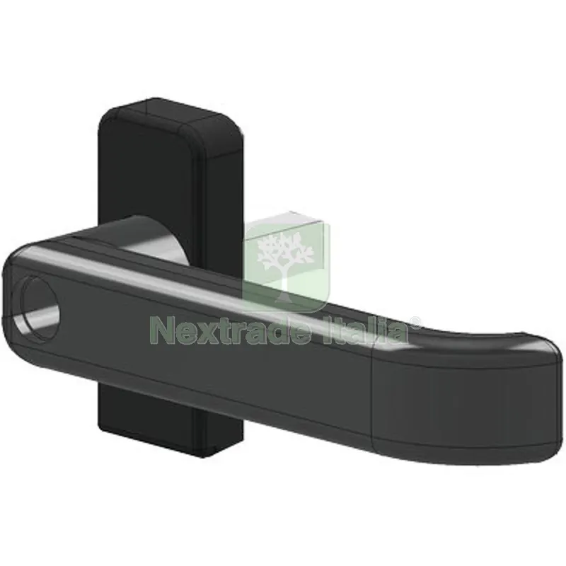 5PZ Mezza Maniglia x Serramenti 5200 Securemme Resina Nera Q8 i MM 85 — Maniglie e pomelli — rif. FERX.VIR4391621