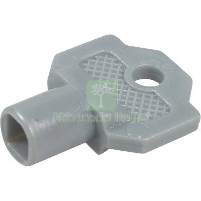 25PZ Chiave Quadri Elettrici Impronta Quadra Plastica MM 6,3X6,3 — Ferramenta porte e finestre — rif. FERX.VIR4391732