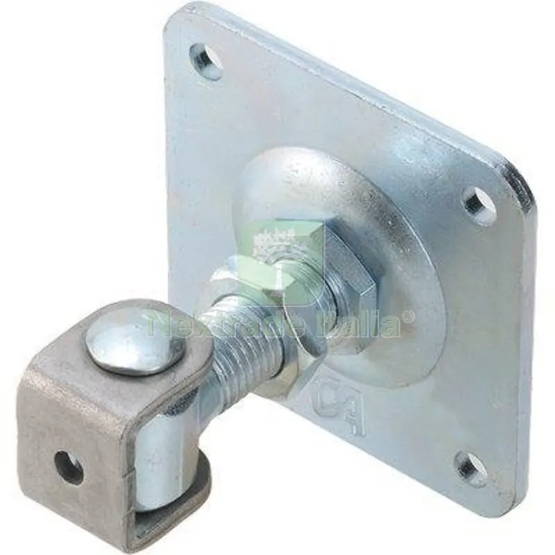 5PZ Cardine a Saldare Cavallotto + Piastra 378 Combi Zincato Regolabile M20 M 20 MM 100x100 — Funi, golfari e accessori sollevamento — rif. FERX.VIR4391913 5PZ Cardine a Saldare Cavallotto + Piastra 378 Combi Zincato Regolabile M20 M 20 MM 100x100 — Funi, golfari e accessori sollevamento — rif. FERX.VIR4391913