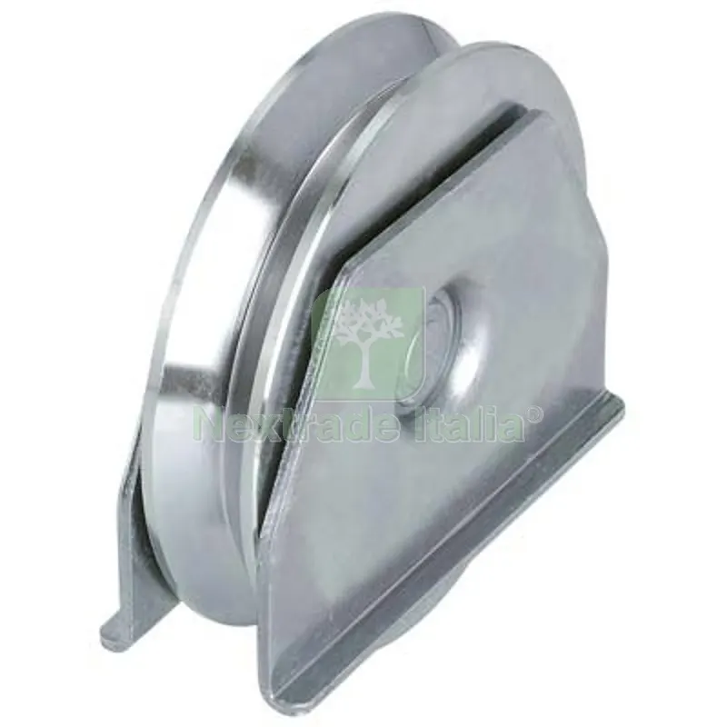 Ruota Cancello a Saldare Gola V 417 Combi Zincata Supporto Laterale + Cuscinetto MM 100 KG 230 — Ferramenta porte e finestre — rif. FERX.VIR4392265 Ruota Cancello a Saldare Gola V 417 Combi Zincata Supporto Laterale + Cuscinetto MM 100 KG 230 — Ferramenta porte e finestre — rif. FERX.VIR4392265