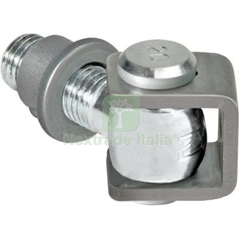 2PZ Cardine a Saldare CAVALLOTTO+BOCCOLA 120 Comunello Zincato Regolabile M24 M 24 — Funi, golfari e accessori sollevamento — rif. FERX.VIR4400262 2PZ Cardine a Saldare CAVALLOTTO+BOCCOLA 120 Comunello Zincato Regolabile M24 M 24 — Funi, golfari e accessori sollevamento — rif. FERX.VIR4400262