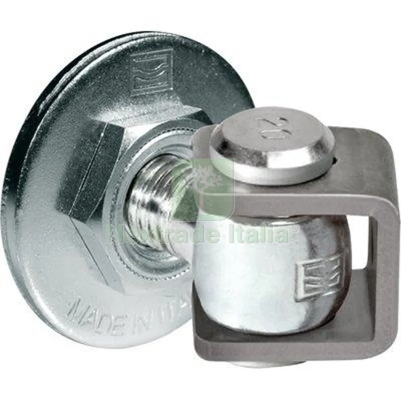 2PZ Cardine a Saldare CAVALLOTTO+PIASTRA 155 Comunello Zincato Regolabile M24 M 24 — Funi, golfari e accessori sollevamento — rif. FERX.VIR4400269 2PZ Cardine a Saldare CAVALLOTTO+PIASTRA 155 Comunello Zincato Regolabile M24 M 24 — Funi, golfari e accessori sollevamento — rif. FERX.VIR4400269
