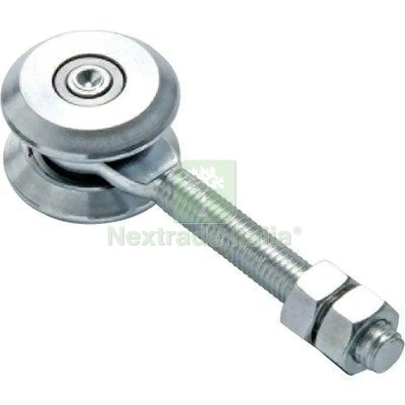 2PZ Carrello Scorrevole 2C Comunello Zincato 2 Ruote con Cuscinetto D.MM 44+PERNO 12 MA KG 250 — Ferramenta porte e finestre — rif. FERX.VIR4400286 2PZ Carrello Scorrevole 2C Comunello Zincato 2 Ruote con Cuscinetto D.MM 44+PERNO 12 MA KG 250 — Ferramenta porte e finestre — rif. FERX.VIR4400286
