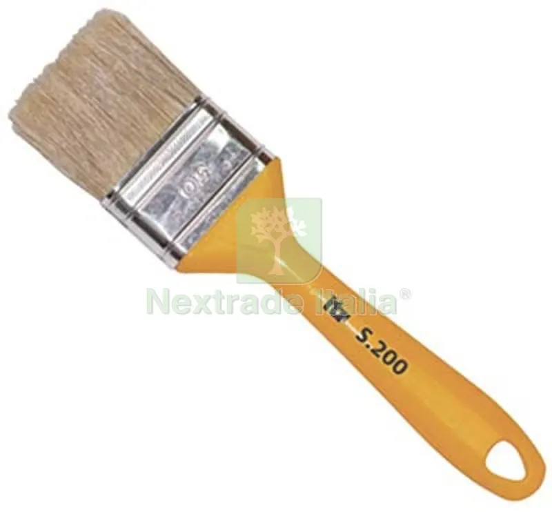 12PZ PENNELLESSA MANICO PLASTICA VUOTO 200 ITR SETOLA BIONDA MM 40X44 — Pennelli e rulli — rif. FERX.VIR4416940 12PZ PENNELLESSA MANICO PLASTICA VUOTO 200 ITR SETOLA BIONDA MM 40X44 — Pennelli e rulli — rif. FERX.VIR4416940