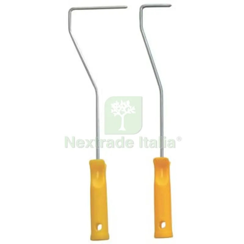 10PZ MANICO X RULLINI 1520 ITR ZINCATO CM 10 — Tonalizzatori e finiture legno — rif. FERX.VIR4431091