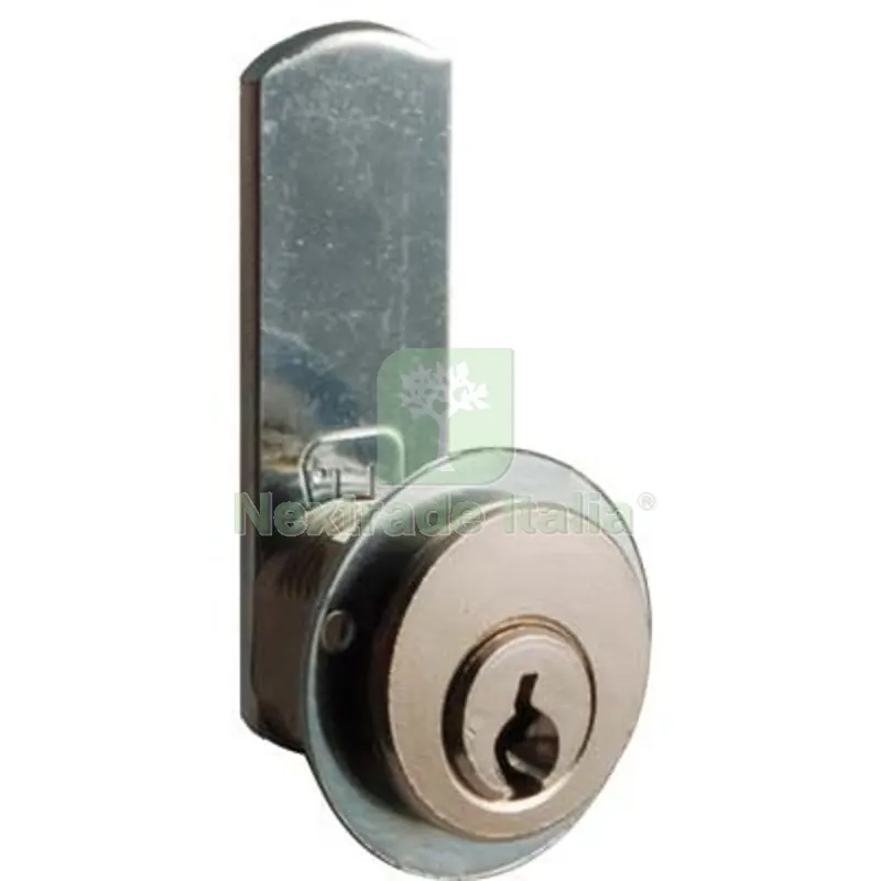 5PZ Serratura a Cilindro Leva Dritta 21 Meroni Ottone Cromato F.MM 16 L.MM 16 Fin Cromata — Serrature e cilindri — rif. FERX.VIR4439900