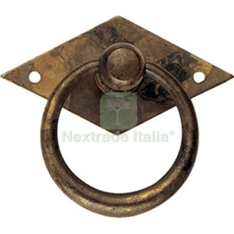 5PZ Maniglietta Mobili Antico MG28 Metalstyle Zama Ottone Anticato + Base MM 50X44 Fin Ottone Antico — Maniglie e pomelli — rif. FERX.VIR4440668 5PZ Maniglietta Mobili Antico MG28 Metalstyle Zama Ottone Anticato + Base MM 50X44 Fin Ottone Antico — Maniglie e pomelli — rif. FERX.VIR4440668