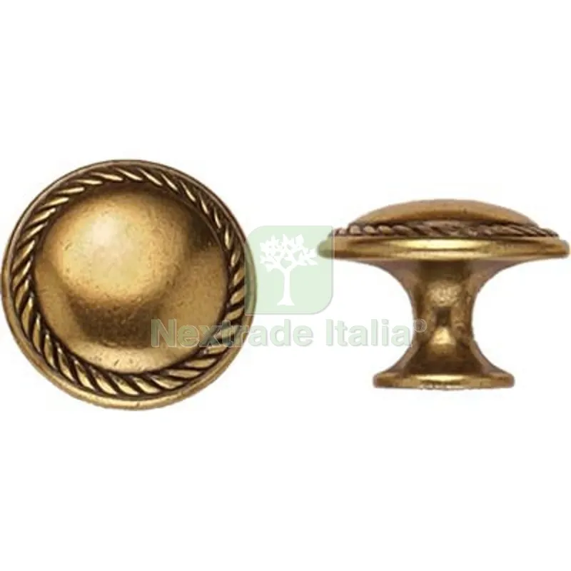 10PZ Pomolo Zama Valenza MG651 Metalstyle Oro Anticato MM 30 Fin Ottone Antico — Maniglie e pomelli — rif. FERX.VIR4440680