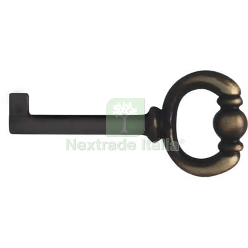 10PZ Chiave Mobili H/1220 Zama Bronzo Sfumato MM 74 Fin Bronzata — Ferramenta per legno e mobili — rif. FERX.VIR4440824