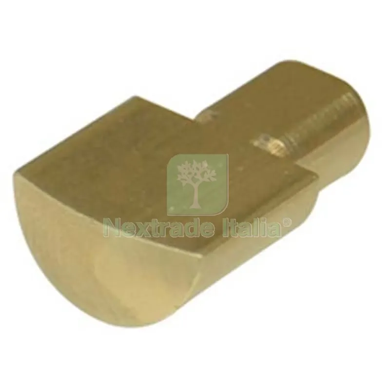 250PZ Mensolina Reggipiano a Mezzaluna Tornita Ottone Lucido MM 12X12 H.MM 6 + Perno MM 7X8 MM 12x12x6 — Ferramenta per legno e mobili — rif. FERX.VIR4442059 250PZ Mensolina Reggipiano a Mezzaluna Tornita Ottone Lucido MM 12X12 H.MM 6 + Perno MM 7X8 MM 12x12x6 — Ferramenta per legno e mobili — rif. FERX.VIR4442059