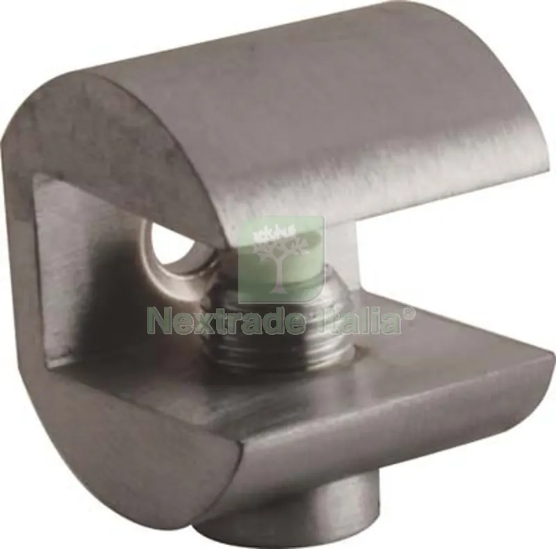4PZ Reggivetro a Morsetto Cottali Ottone Cromo Satinato D.MM 23 S.VETRO Max MM 10 Fin Cromopaca — Profili e angolari decorativi — rif. FERX.VIR4442152 4PZ Reggivetro a Morsetto Cottali Ottone Cromo Satinato D.MM 23 S.VETRO Max MM 10 Fin Cromopaca — Profili e angolari decorativi — rif. FERX.VIR4442152