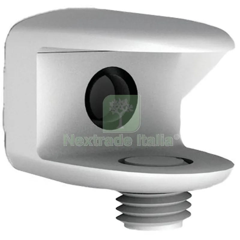 5CF Reggivetro a Morsetto Bolis Zama Bianco D.MM 21 S.VETRO Max MM 10,5 CF=PZ 2 Fin Bianca — Morse morsetti e strettoi — rif. FERX.VIR4442155