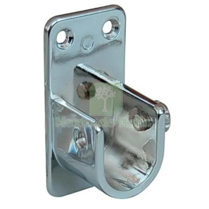 10PZ Reggitubo Armadio Ovale Laterale Zama Nichelato Tubo MM 30X15 Fin Nichelata — Arredo — rif. FERX.VIR4443025 10PZ Reggitubo Armadio Ovale Laterale Zama Nichelato Tubo MM 30X15 Fin Nichelata — Arredo — rif. FERX.VIR4443025