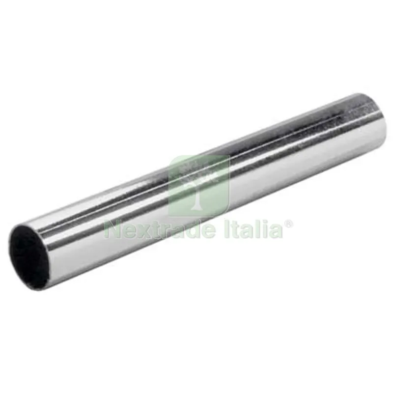 Tubo Armadio Tondo Cromato Acciaio MT 3 MM 18 Fin Cromata — Arredo — rif. FERX.VIR4443223 Tubo Armadio Tondo Cromato Acciaio MT 3 MM 18 Fin Cromata — Arredo — rif. FERX.VIR4443223