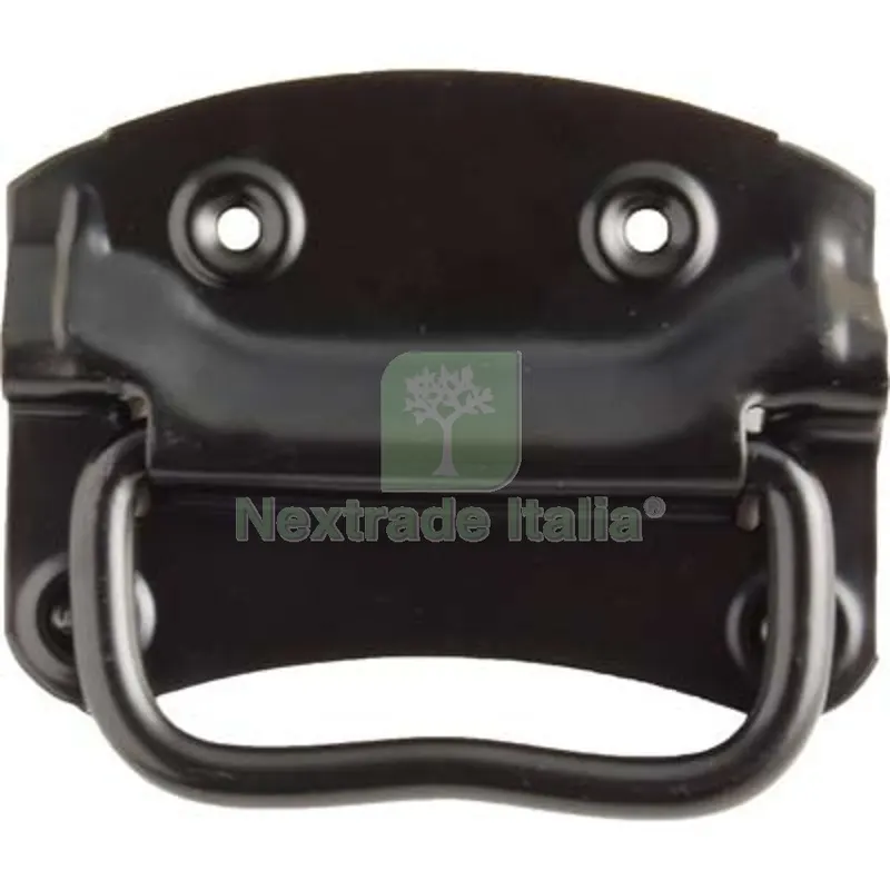 12PZ Maniglia Americana x Baule Acciaio Nero MM 90X65 Fin Nera — Maniglie e pomelli — rif. FERX.VIR4444367