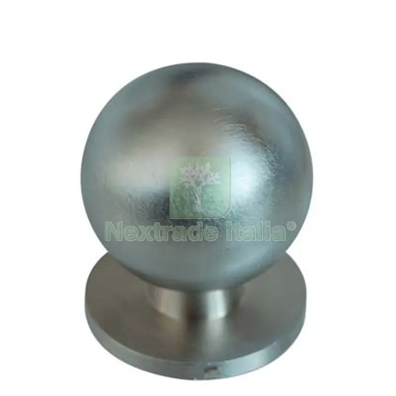 5PZ POMOLO OTTONE TORNITO SFERICO CROMO SATINATO MM 25X31 Fin Cromopaca — Profili e angolari decorativi — rif. FERX.VIR4444553 5PZ POMOLO OTTONE TORNITO SFERICO CROMO SATINATO MM 25X31 Fin Cromopaca — Profili e angolari decorativi — rif. FERX.VIR4444553