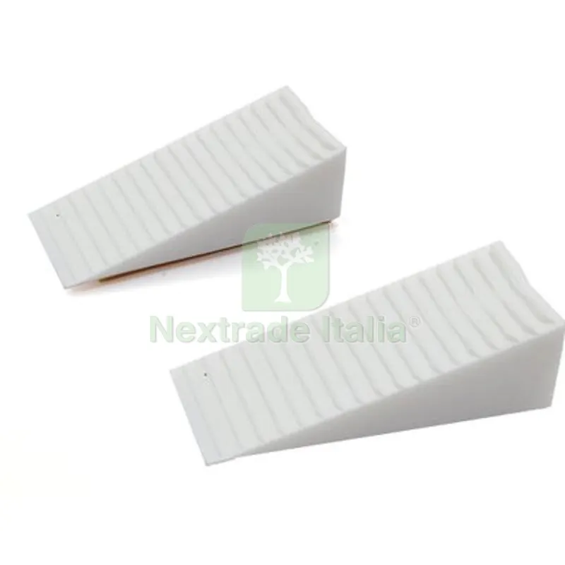 12CF FERMAPORTA ADESIVO A CUNEO PRONTY PLASTICA NOCE CF=PZ 2 Colore Noce — Ferramenta porte e finestre — rif. FERX.VIR4445012