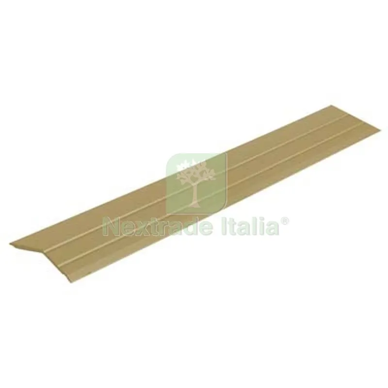 4PZ Piaggia Adesiva Pavimento Dislivello Alluminio Oro MM 35 L.CM 90 MM 0/8 Fin Ottonata — Isolanti e reti — rif. FERX.VIR4447070