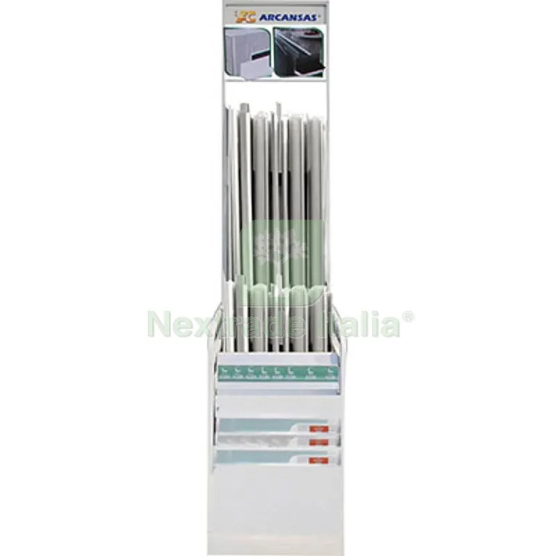 Espositore Profili Smolly Arcansas KT=PZ 241 MM 560X450 H.MM 2800 — Materiale promozionale e POP — rif. FERX.VIR4448004 Espositore Profili Smolly Arcansas KT=PZ 241 MM 560X450 H.MM 2800 — Materiale promozionale e POP — rif. FERX.VIR4448004
