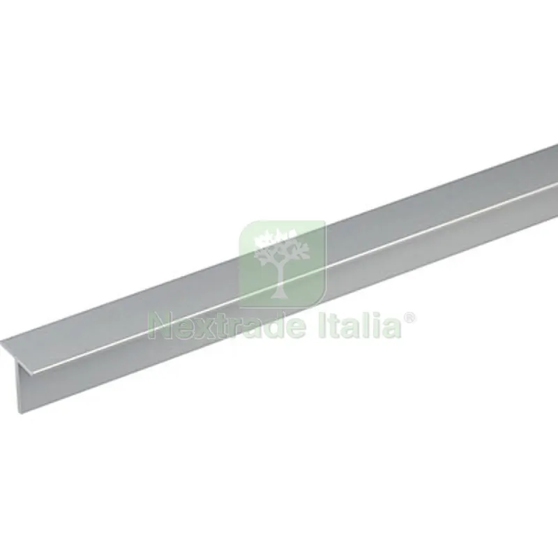 5PZ Profilo TEE Arcansas Allum Argento MM 15X15 H.CM 100 Fin Cromopaca MT 1 — Profili e angolari decorativi — rif. FERX.VIR4448233 5PZ Profilo TEE Arcansas Allum Argento MM 15X15 H.CM 100 Fin Cromopaca MT 1 — Profili e angolari decorativi — rif. FERX.VIR4448233
