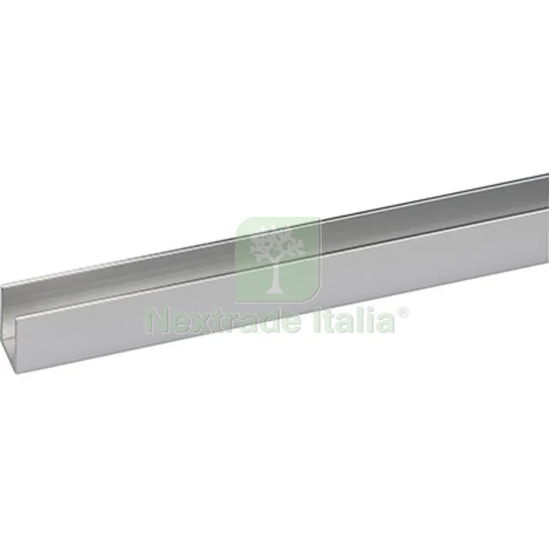 5PZ Profilo Canalina Singola Arcansas Allum Argento LUX S.MM 1,0 MM 10X10 H.CM 200 Fin Cromata MM 10x10x1 MT 2 — Profili e angolari decorativi — rif. FERX.VIR4448282 5PZ Profilo Canalina Singola Arcansas Allum Argento LUX S.MM 1,0 MM 10X10 H.CM 200 Fin Cromata MM 10x10x1 MT 2 — Profili e angolari decorativi — rif. FERX.VIR4448282