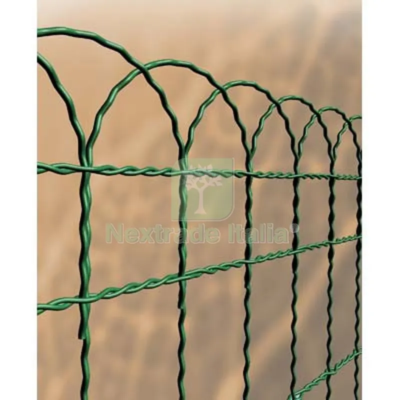 Rete Ornamentale Aiuole Stars Plastificata L.MT 25 H.CM 40 Ø Mm 3,2/2,2 — Reti ornamentali e da giardino — rif. FERX.VIR5001240