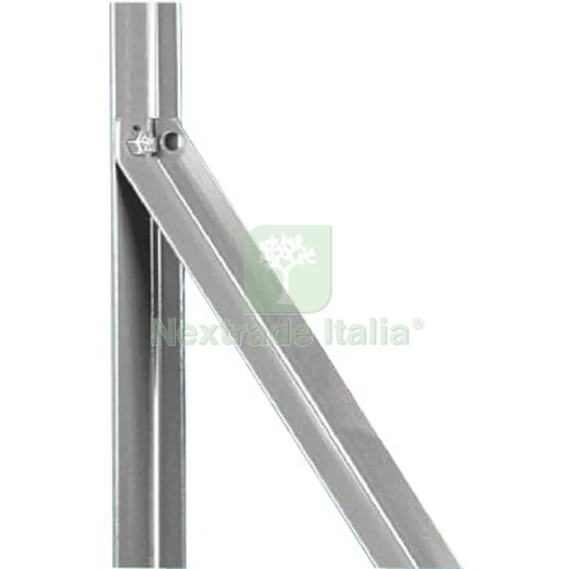 10PZ Saetta Recinzione Zincata Sezione MM 25X25X3,0 H.CM 120 — Reti e recinzioni — rif. FERX.VIR5132938