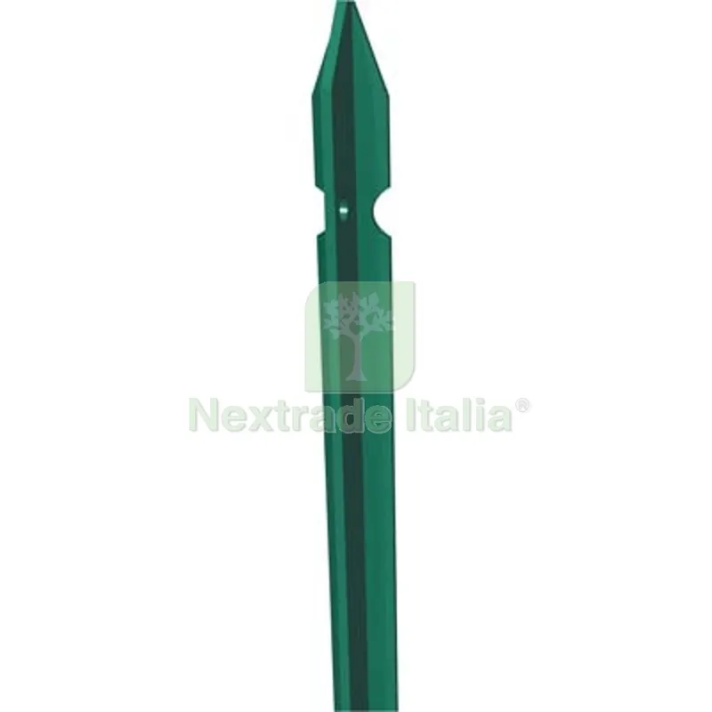 10PZ PALETTO RECINZIONE PLASTICATO SEZIONE MM 30X30X3,0 H.CM 125 — Reti e recinzioni — rif. FERX.VIR5133012